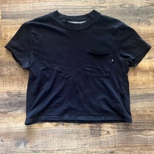 Volcom Outer Banks Black Crop Top